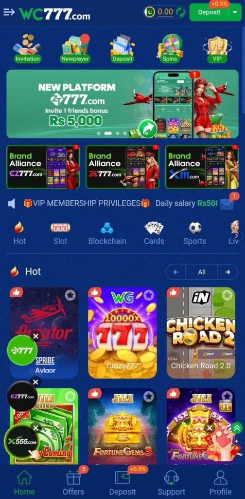 Wc777 Game Download APK (Real Rewards App) for Android
